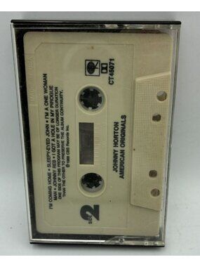 Johnny Horton American Originals 1989 Cassette Tape Album Release CT45071 CBS